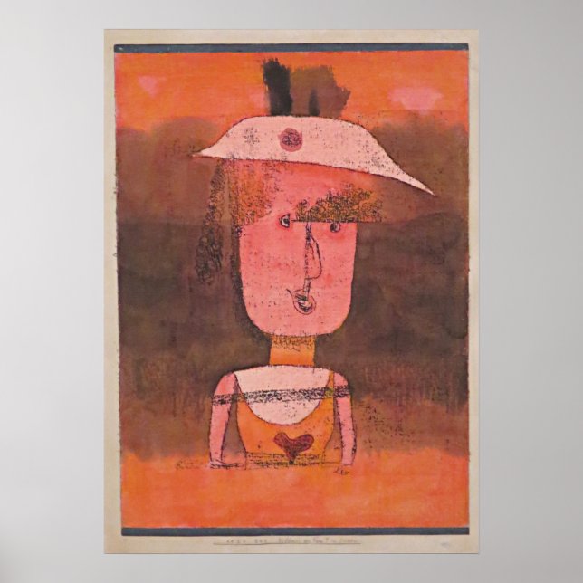 Klee - Portrait of Mrs. P. in the South Poster (Front)