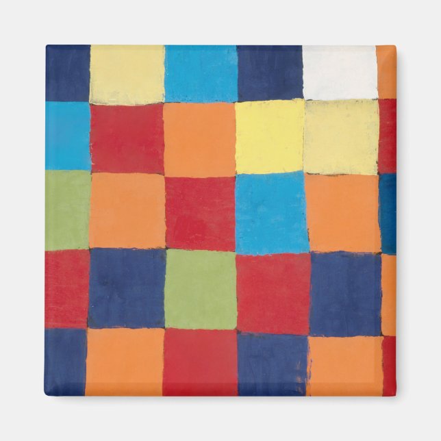 Klee - Qu 1, Colour Chart, Magnet (Front)