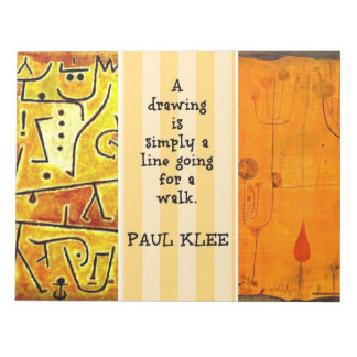 Klee - Quotation and Paintings Notepad