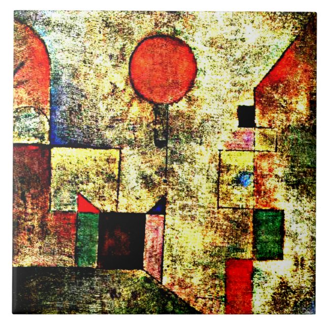 Klee - Red Balloon Tile (Front)