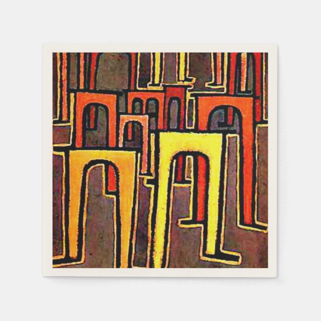 Klee - Revolution of the Viaduct Napkin (Front)