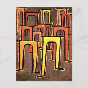 Klee - Revolution of the Viaduct Postcard
