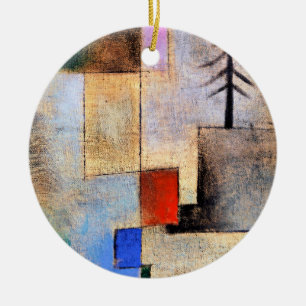 Klee - Small Fir Picture Ceramic Tree Decoration