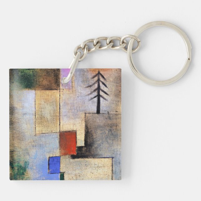 Klee - Small Fir Picture Key Ring (Back)