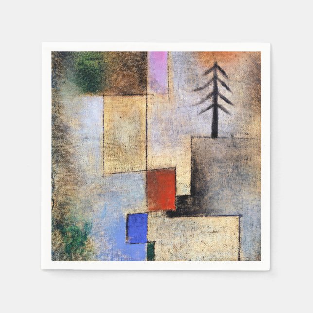 Klee - Small Fir Picture Napkin (Front)