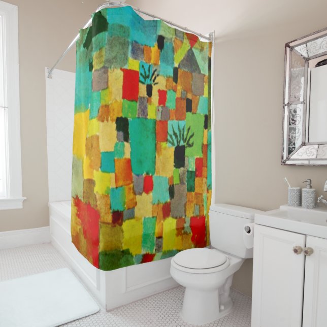Klee - Southern Tunisian Gardens Shower Curtain (In Situ)