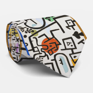 Klee Symbols – Monochrome Form Tie