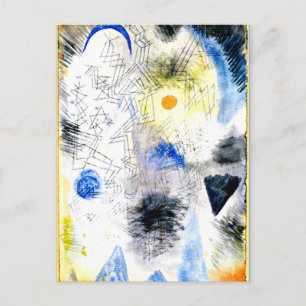 Klee - Targets in the Fog Postcard