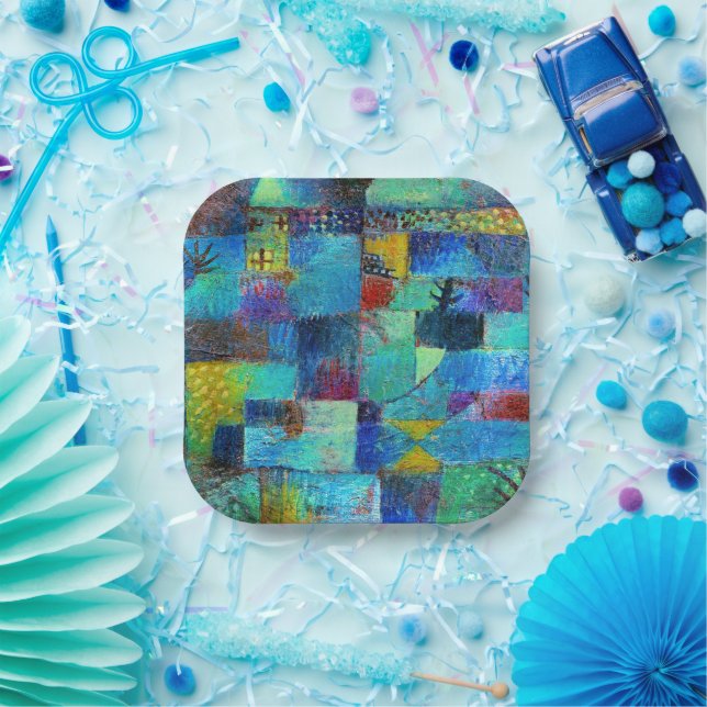 Klee - Terraced Garden Paper Plate (Party)