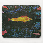 Klee - The Goldfish Mouse Mat<br><div class="desc">Paul Klee painting,  The Goldfish,  mousepad.</div>
