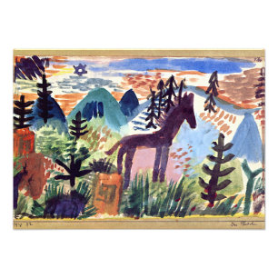 Klee - The Horse Photo Print