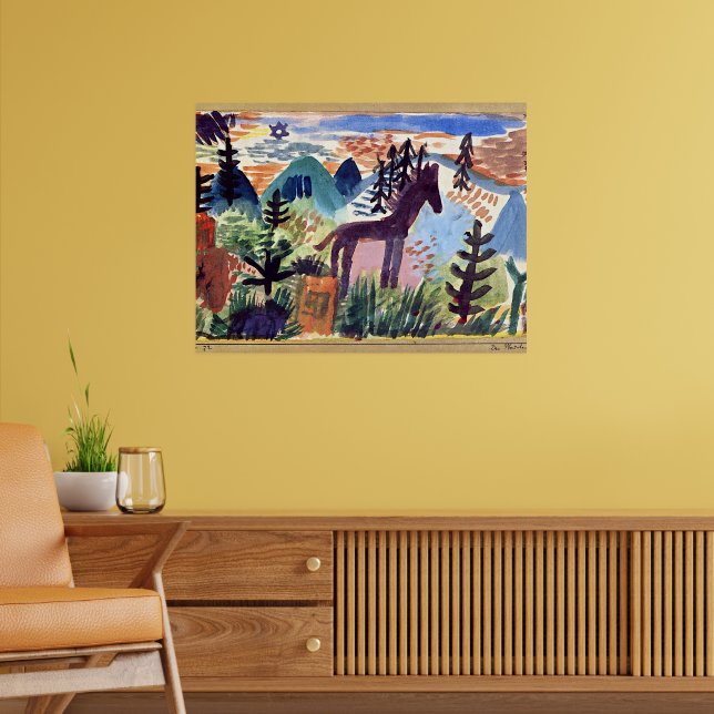 Klee - The Horse Poster (Living Room 2)