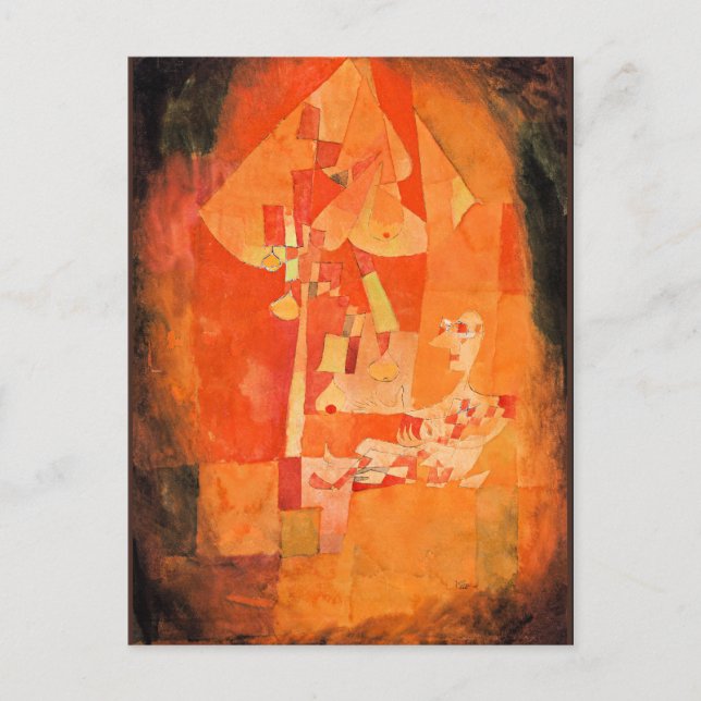 Klee - The Man under the Pear Tree Postcard (Front)