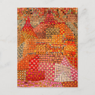 Klee - Town Castle Kr Postcard