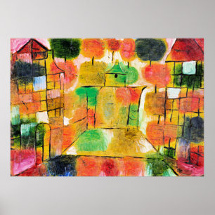 Klee - Tree and Architecture Poster