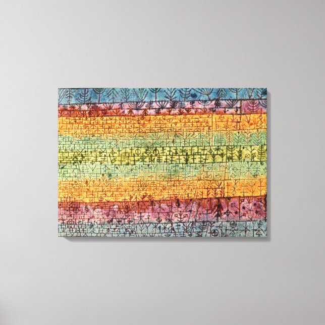 Klee - Tree Nursery Canvas Print (Front)