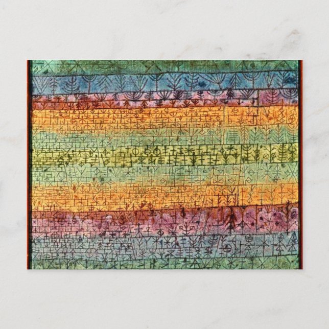 Klee - Tree Nursery Postcard (Front)