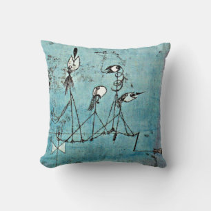 Klee - Twittering Machine Cushion