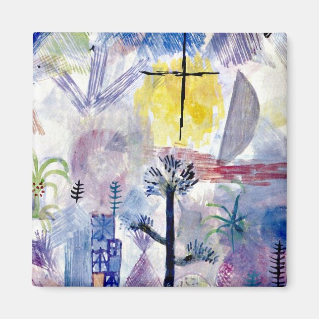 Klee - Unfinished Landscape Magnet (Front)