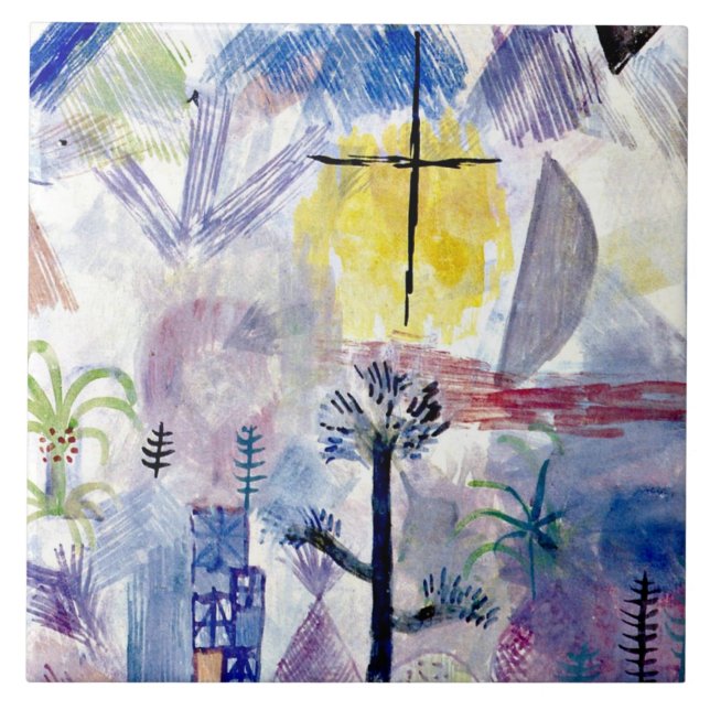 Klee - Unfinished Landscape Tile (Front)