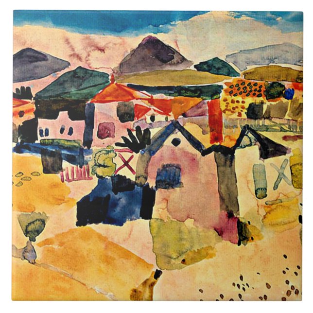 Klee - View of Saint Germain Tile (Front)