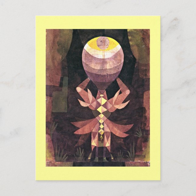 Klee - Wild Berry, Paul Klee painting Postcard (Front)