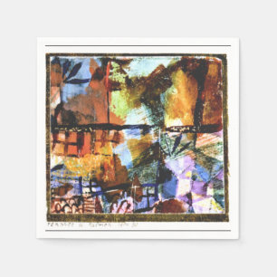 Klee - Windows and Palm Trees Napkin