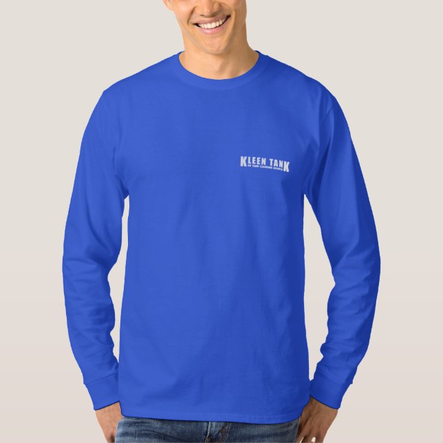 Kleen Blue w/ Back Design  T-Shirt (Front)