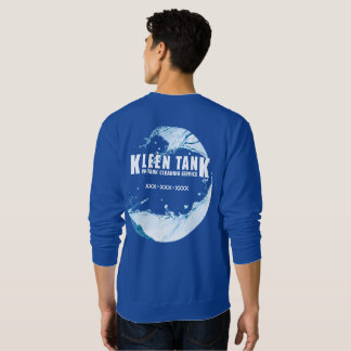 Kleen Tank - #2 White on Blue Customizable Phone