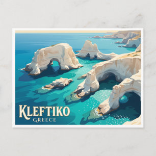 Kleftiko Adamas Greece Postcard