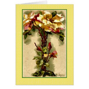 Klein alphabet letter t yellow roses