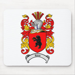 KLEIN FAMILY CREST -  KLEIN COAT OF ARMS MOUSE MAT