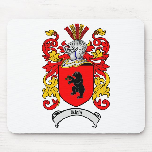 KLEIN FAMILY CREST -  KLEIN COAT OF ARMS MOUSE MAT (Front)
