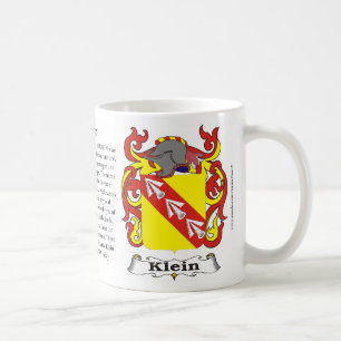 Klein Family English Coat of Arms Mug