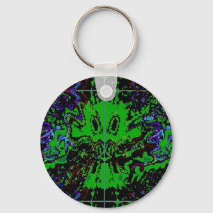 Kleine grüne Teufel Key Ring