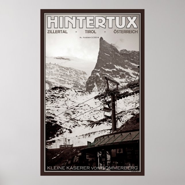 Kleine Kaserer at Hintertux Poster (Front)