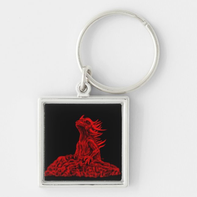 Kleine Rote Drache - Dragon Key Ring (Front)