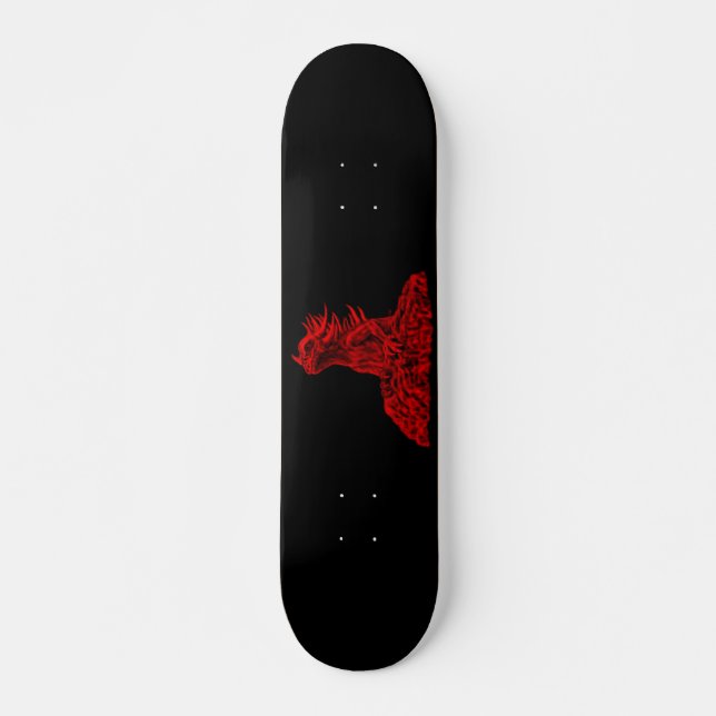 Kleine Rote Drache - Dragon Skateboard (Front)