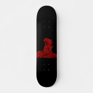 Kleine Rote Drache - Dragon Skateboard