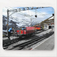 Kleine Scheidegg railway station in Switzerland