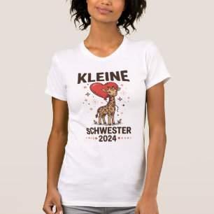 Kleine Schwester 2024 Cute Giraffe Sister Design_1 T-Shirt