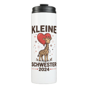 Kleine Schwester 2024 Cute Giraffe Sister Design_1 Thermal Tumbler