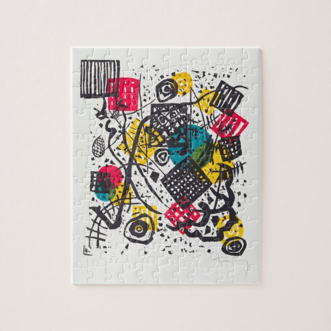 Kleine Welten V (Small Worlds V) Wassily Kandinsky Jigsaw Puzzle (Vertical)
