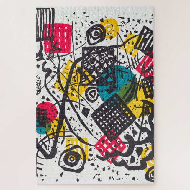 Kleine Welten V (Small Worlds V) Wassily Kandinsky Jigsaw Puzzle (Vertical)