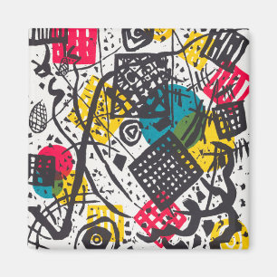 Kleine Welten V (Small Worlds V) Wassily Kandinsky Magnet