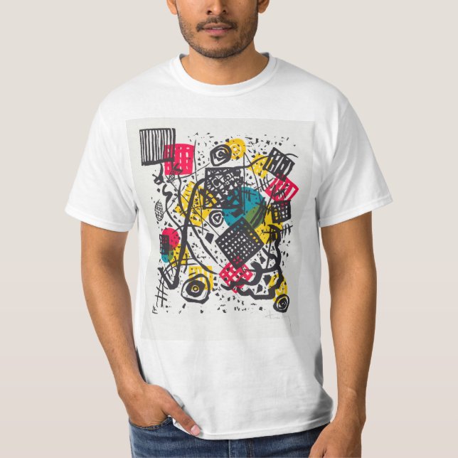 Kleine Welten V (Small Worlds V) Wassily Kandinsky T-Shirt (Front)
