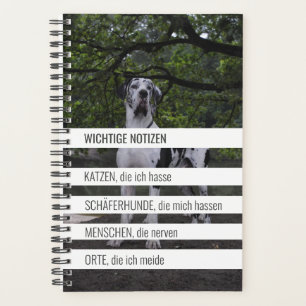 Kleiner ironischer Planer mit Doggen Planner