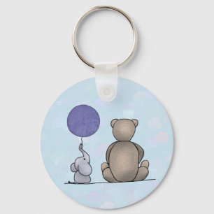 Kleiner kerl Postkarte Key Ring