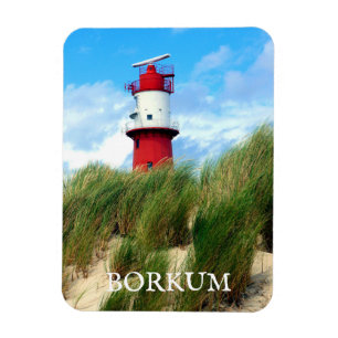 Kleiner Lighthouse, Borkum, East Frisia, Germany Magnet