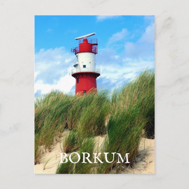 Kleiner Lighthouse, Borkum, East Frisia, Germany Postcard (Front)